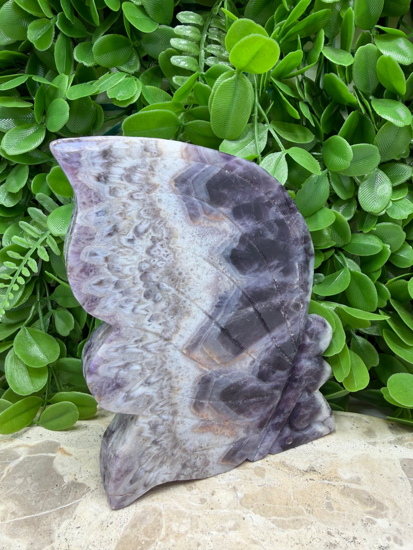 Chevron Amethyst Fairy 560g