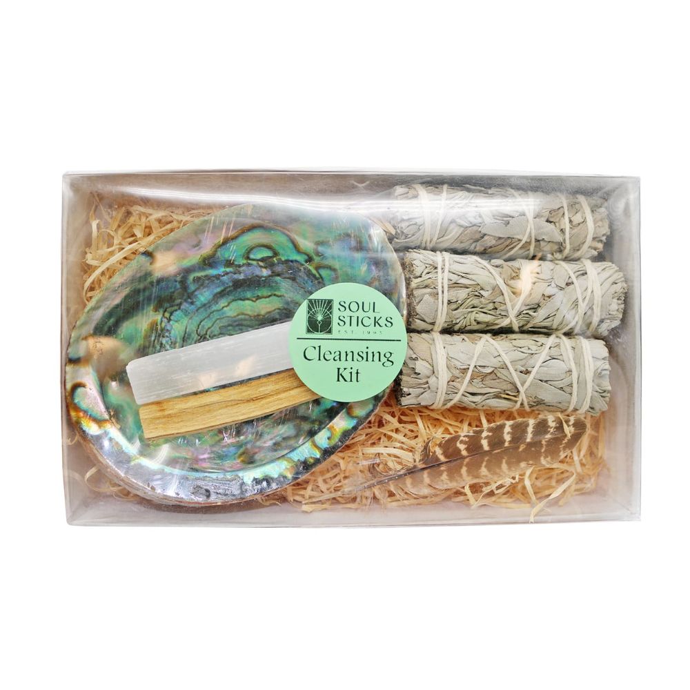 CLEANSING KIT - Abalone Shell Gift Box