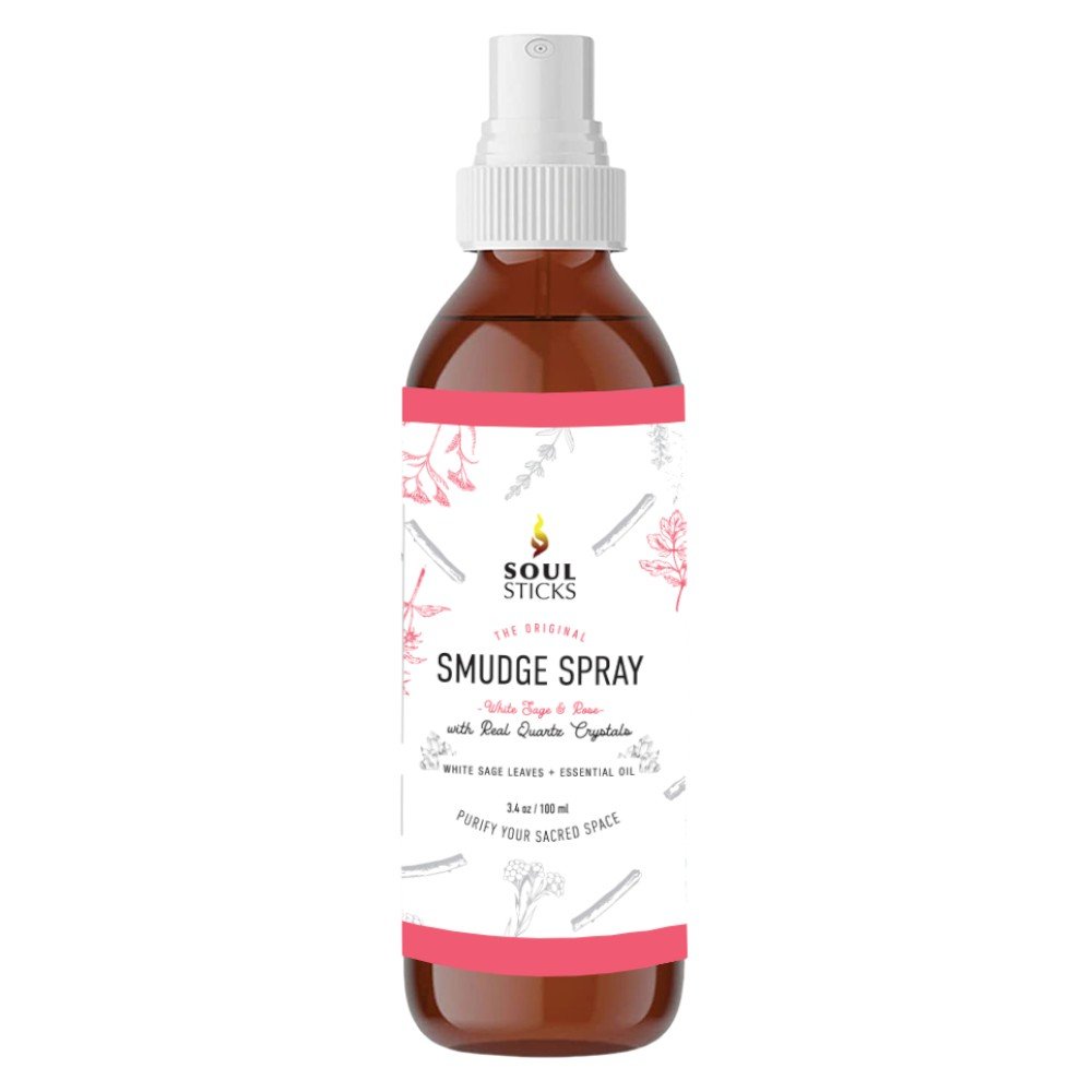 White Sage & Rose Smudge Spray 100ml Soul Sticks