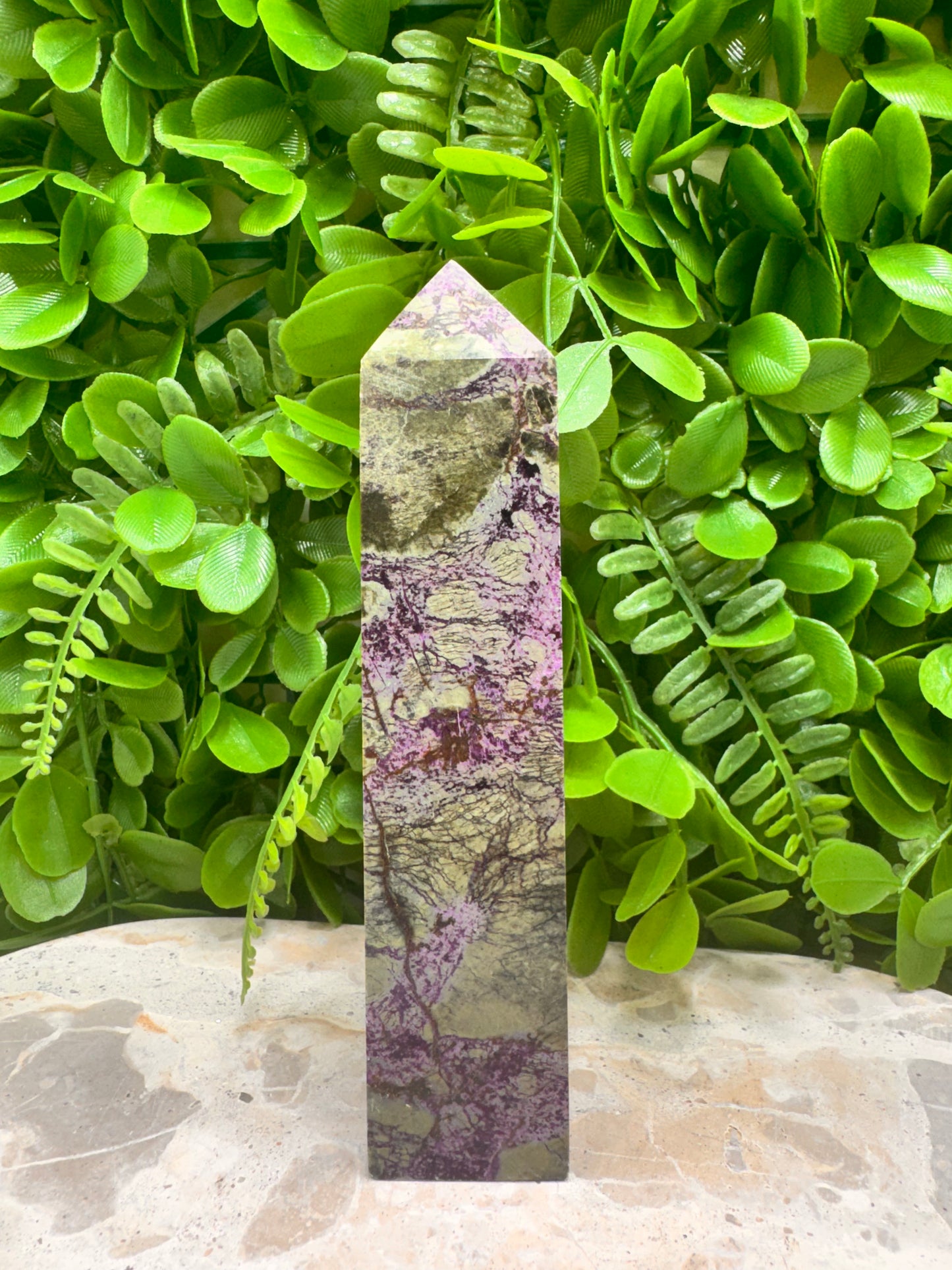 Atlantisite Stichtite Tower 238g