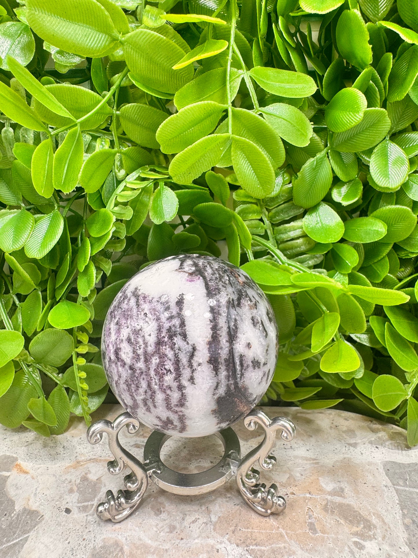 Zebra Jasper Sphere 390g