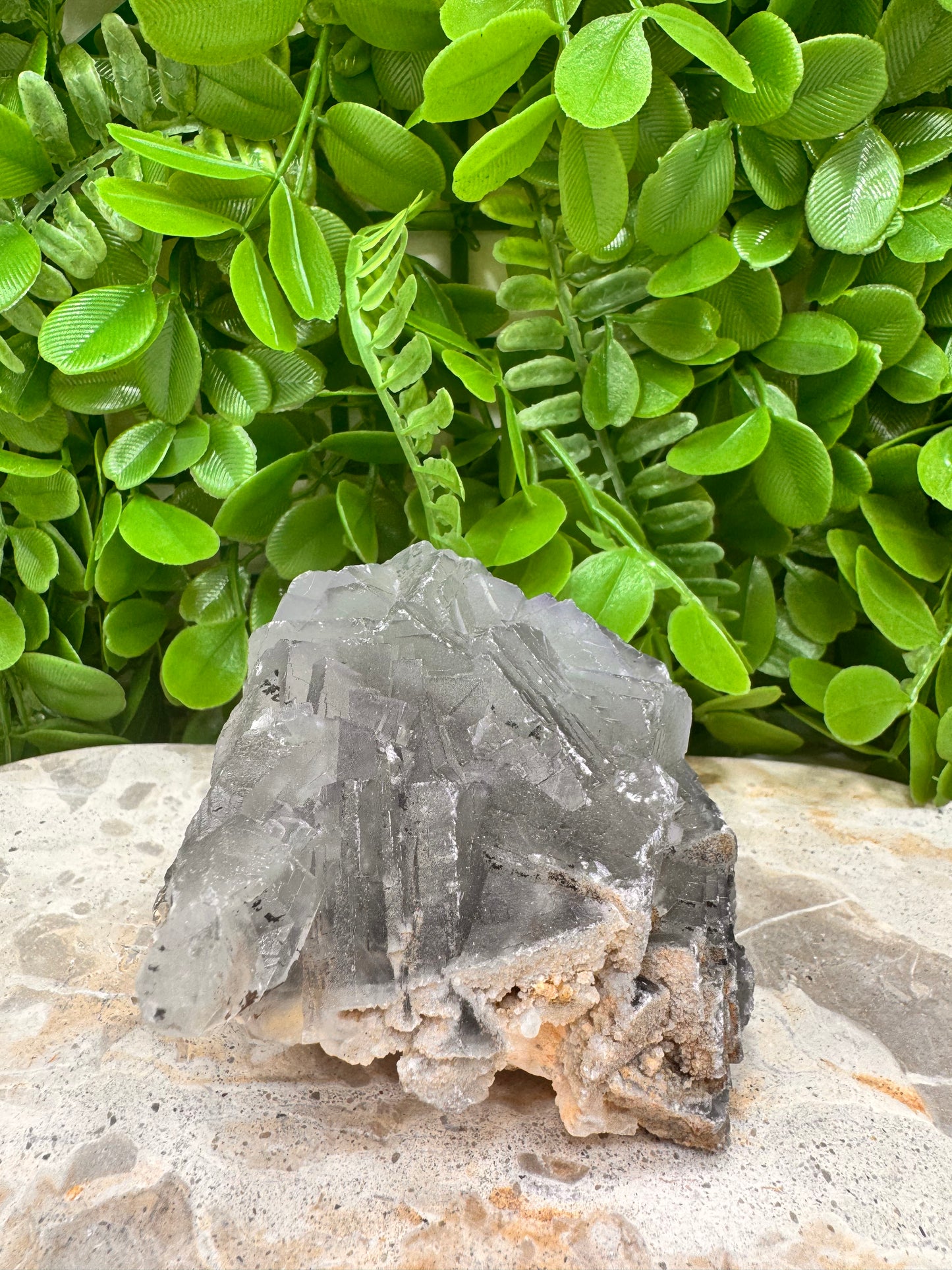 Blue Cubed Fluorite Specimen 748g