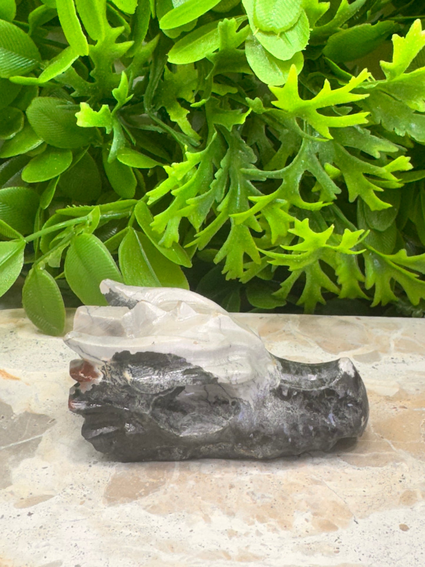 Jasper Dragon Skull 120g