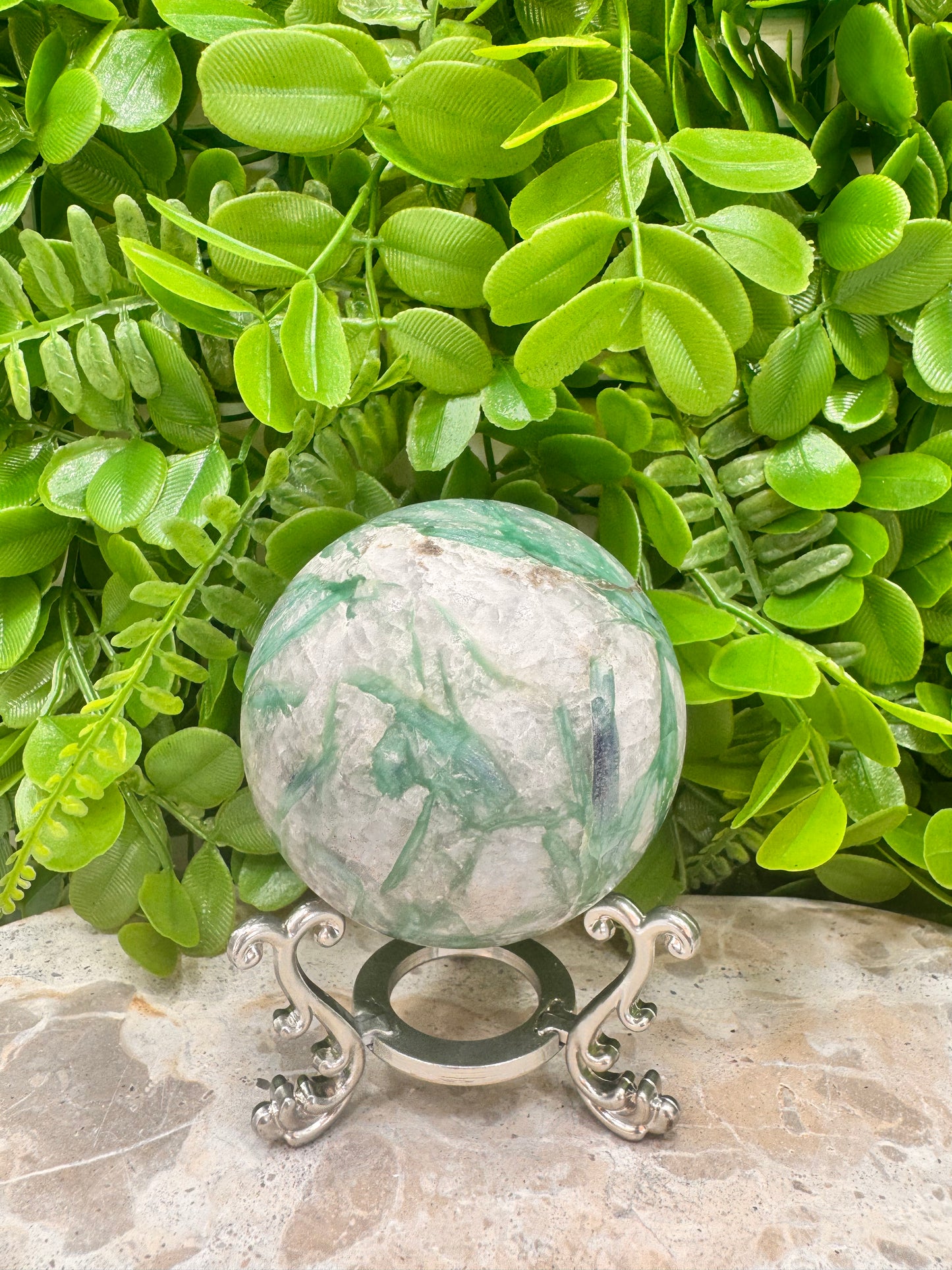 Blue / Green Kyanite Sphere 524g