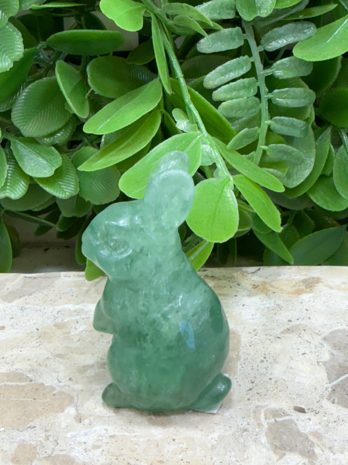 Green Fluorite Rabbit 72g | Clarity • Focus • Balance