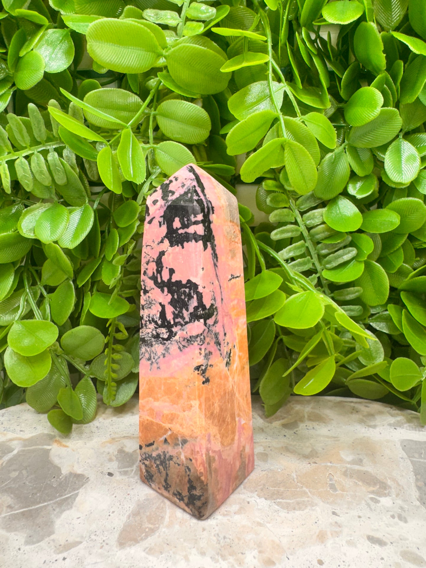 Rhodonite Tower 400g