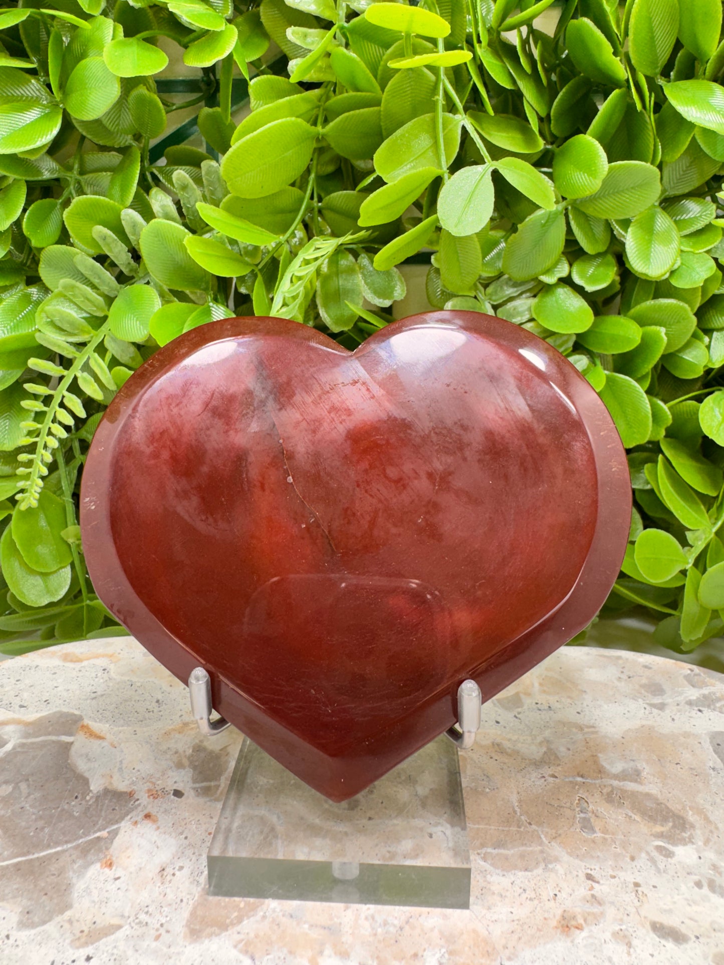 Carnelian Druzy Heart 226g