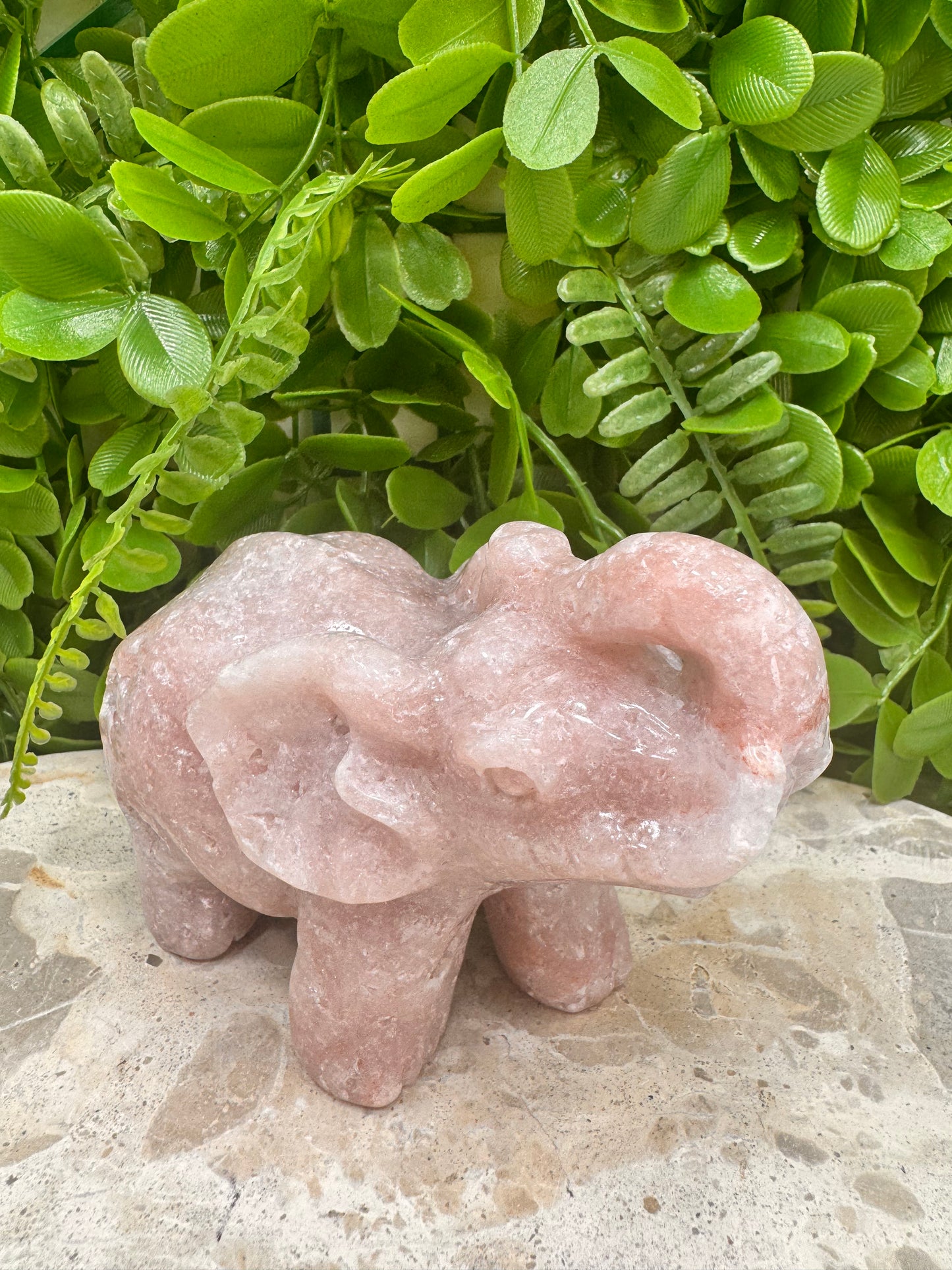 Pink Amethyst Elephant 554g