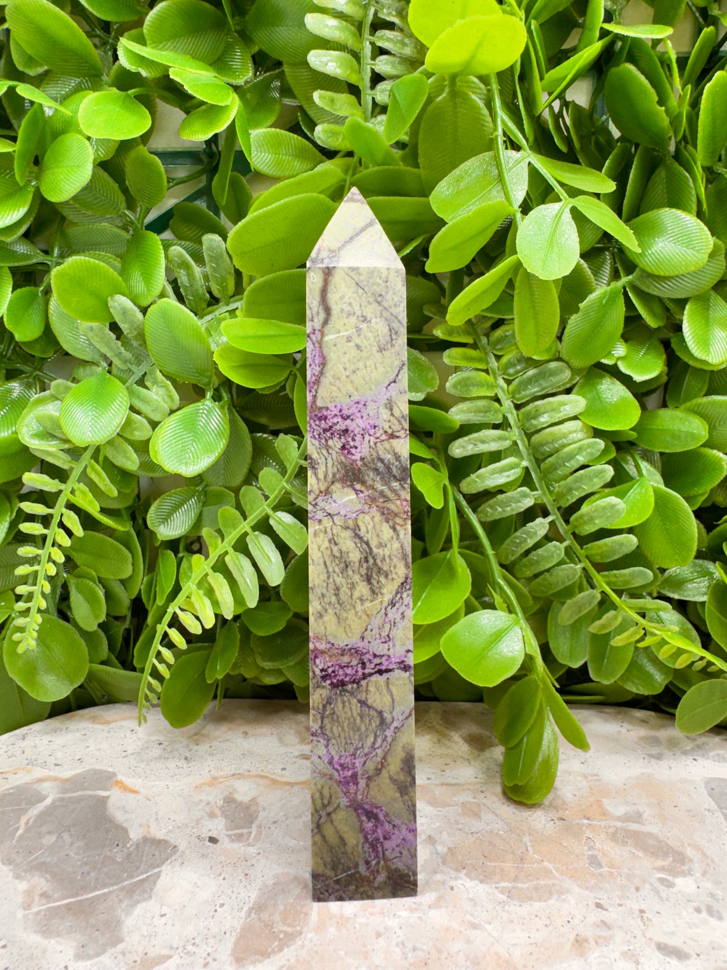 Atlantisite Stichtite Tower 220g