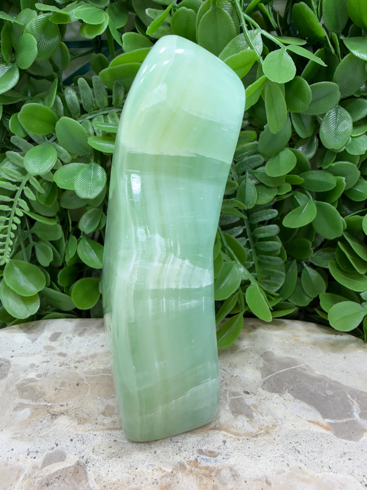 Pistachio Calcite Freeform 1226g