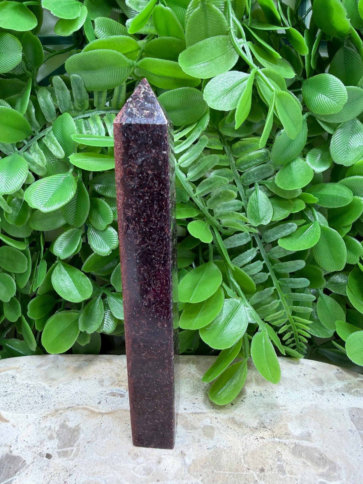 Red Mica Tower | Strength • Grounding • Vitality