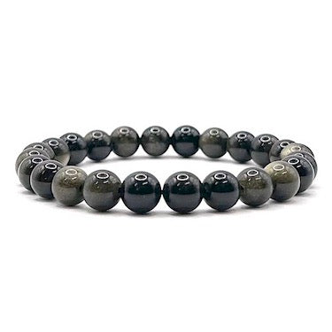 Golden Obsidian Bracelet 12mm