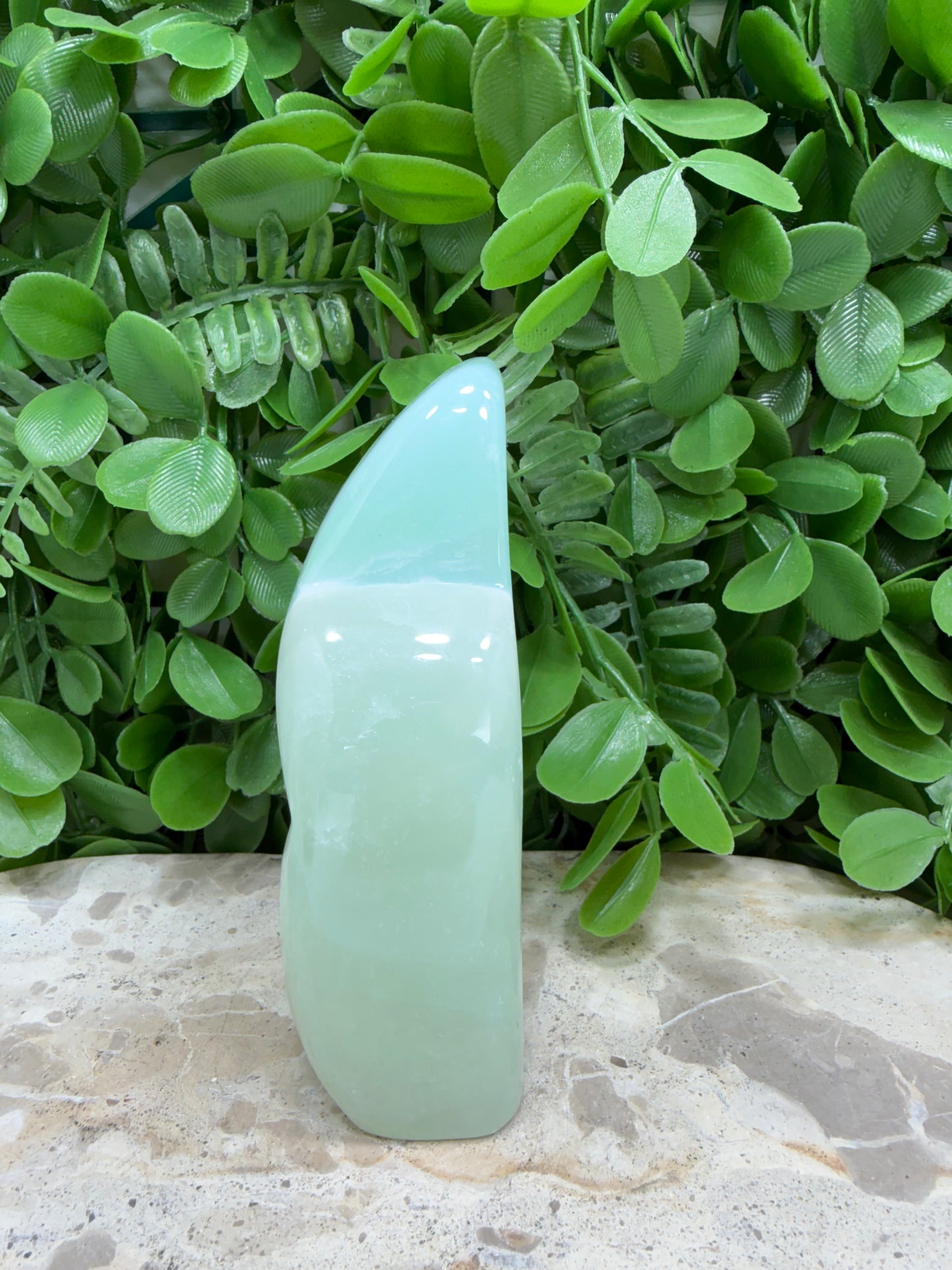 Pistachio Calcite Freeform 586g