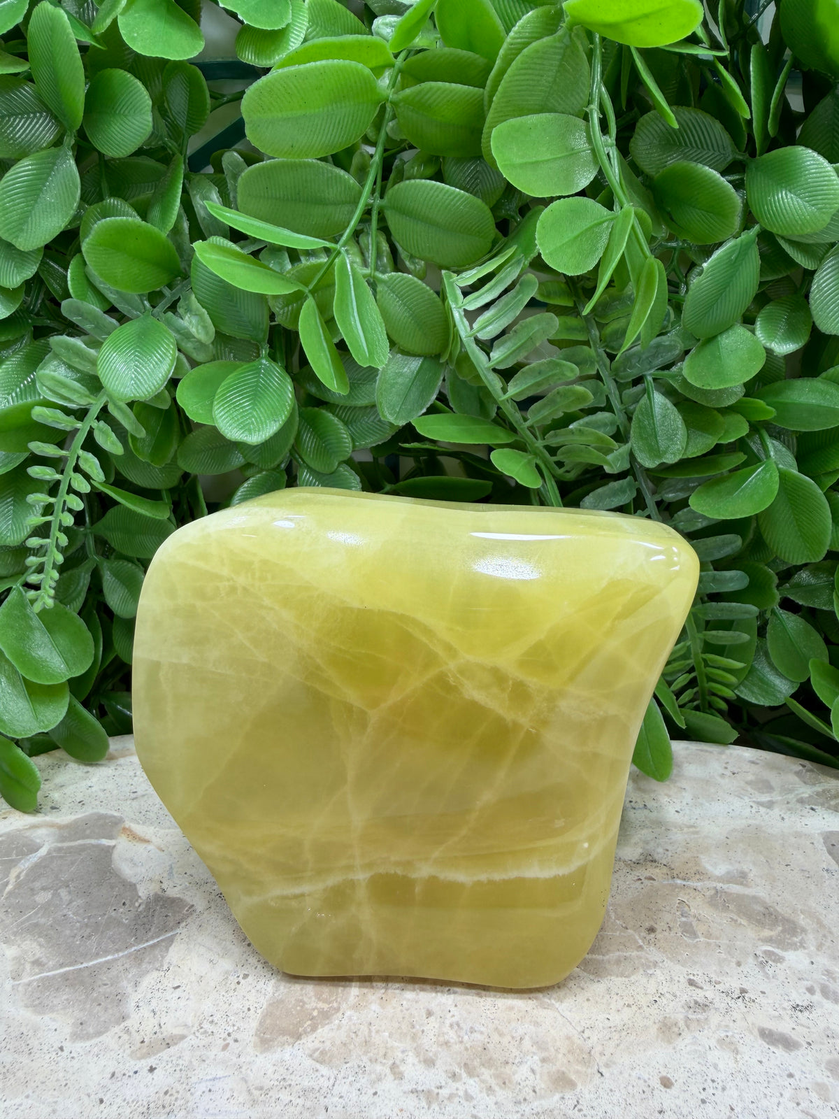 Lemon Calcite Freeform | Joy • Confidence • Motivation