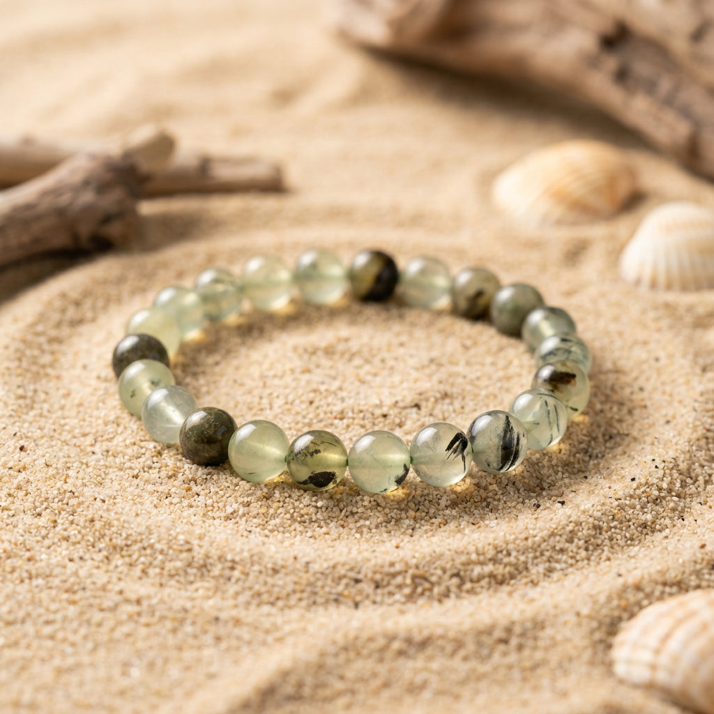 Prehnite Bracelet | Peace • Intuition • Healing