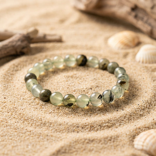 Prehnite Bracelet | Peace • Intuition • Healing