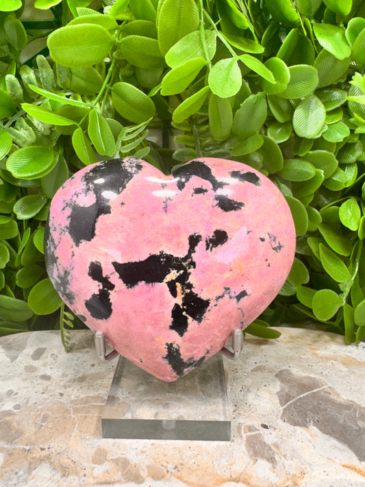 Rhodonite Heart 486g