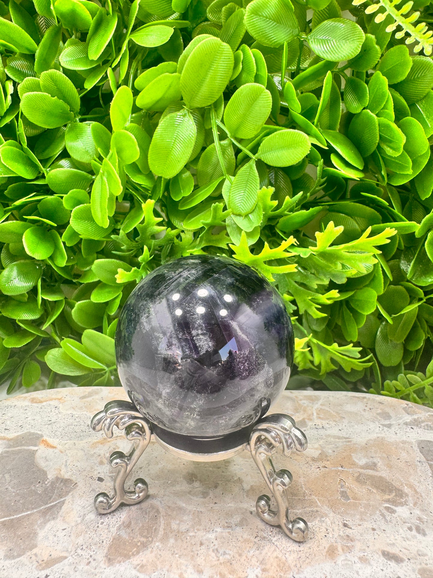 Purple Fluorite Sphere 362g
