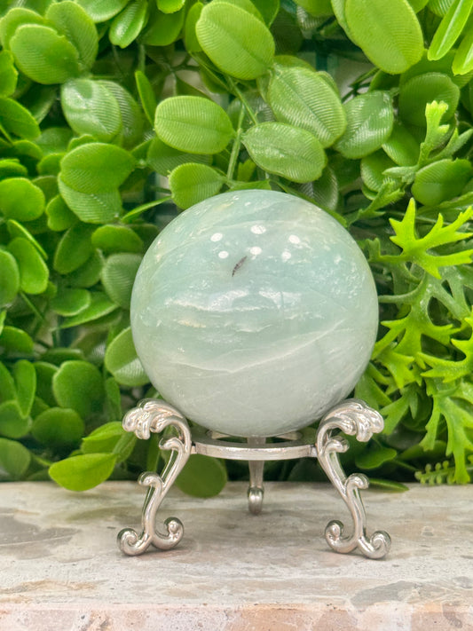 Sky Blue Opal Sphere 429g