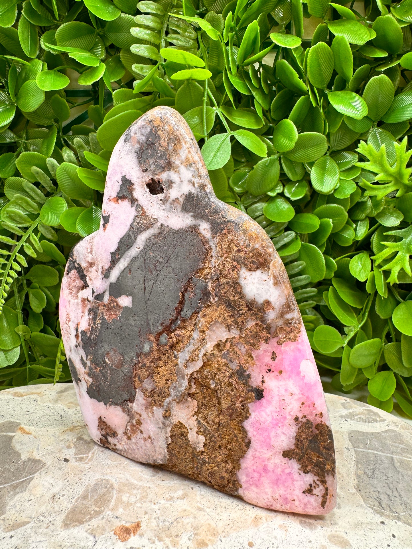 Pink Aragonite Freeform 526g