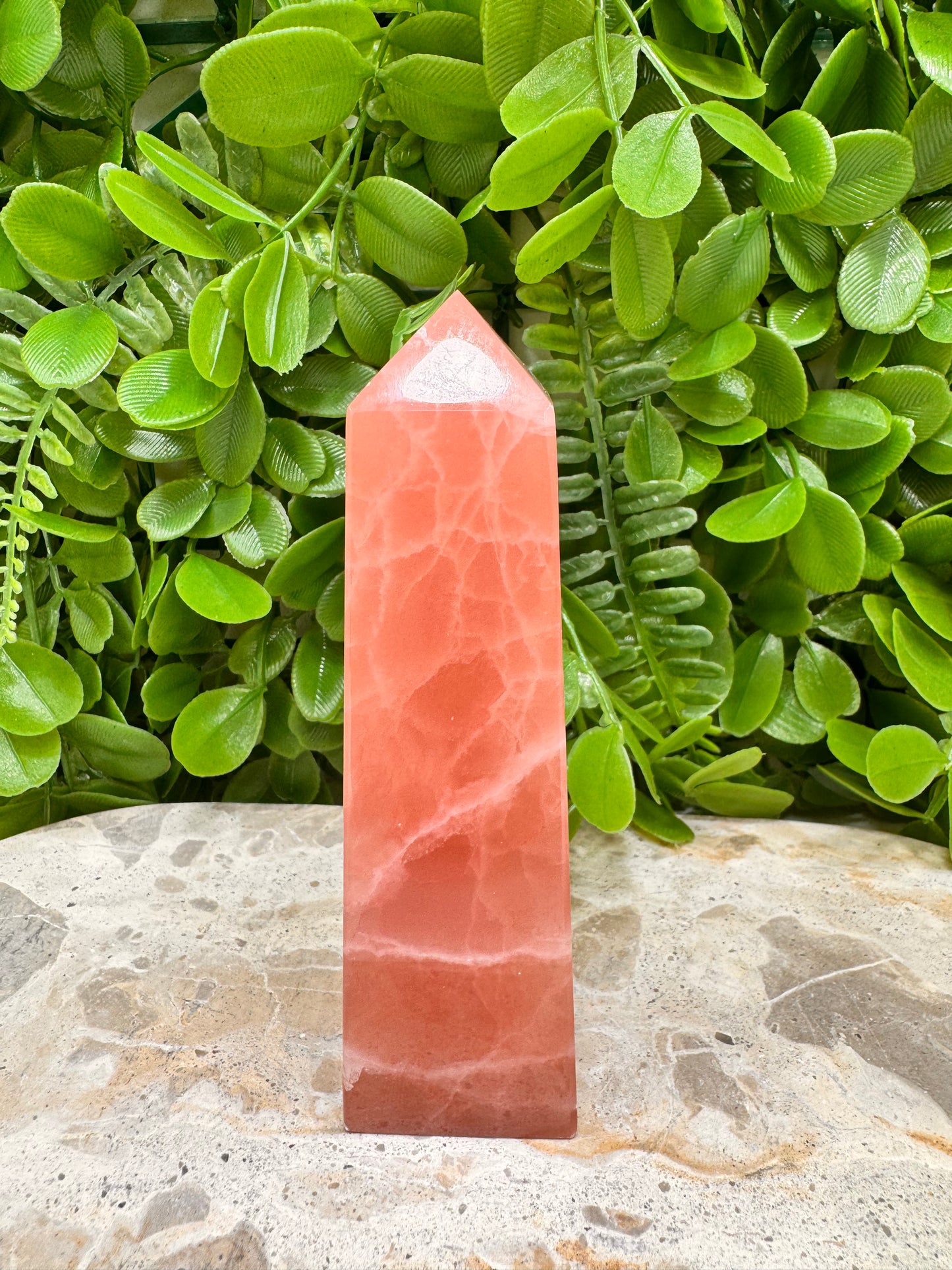 Rose Calcite Tower 288g