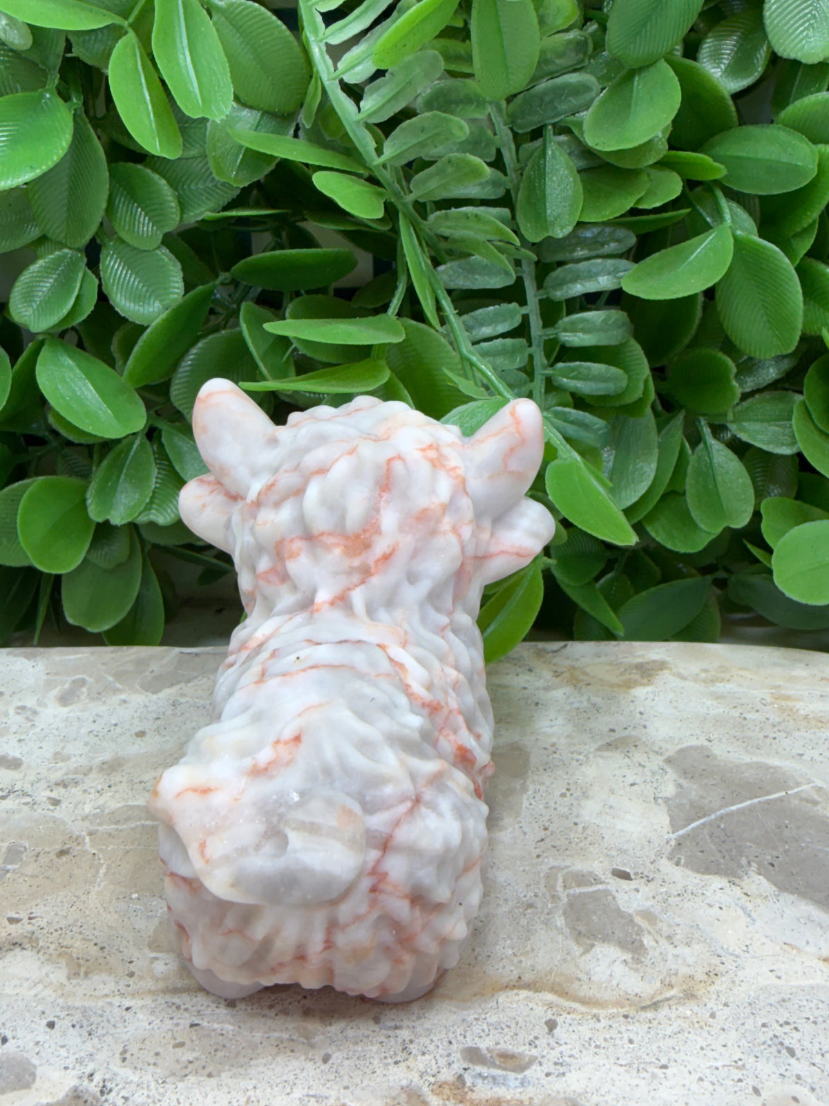 Red Vein Jasper Highland Cow 270g | Strength • Grounding • Stability