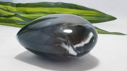 Orca Agate Heart 288g