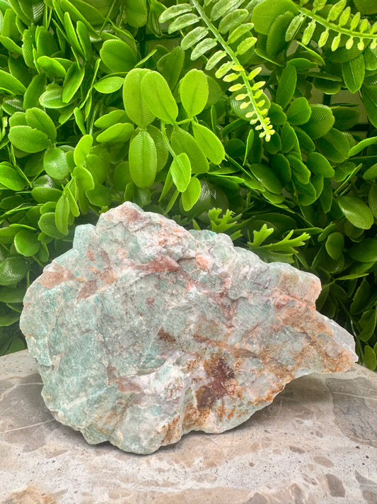 Amazonite Raw Freeform 1014g