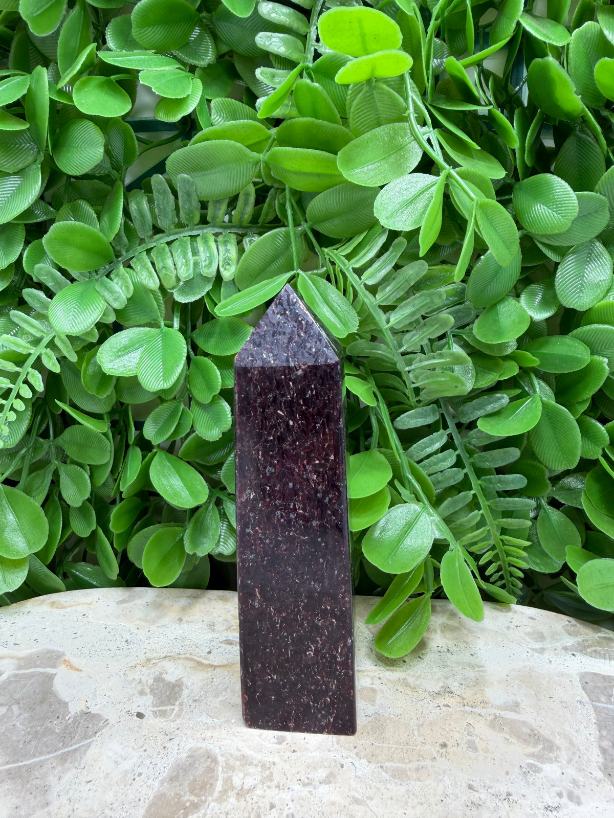 Red Mica Tower | Strength • Grounding • Vitality