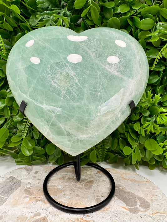 Pistachio Calcite Heart 2866g