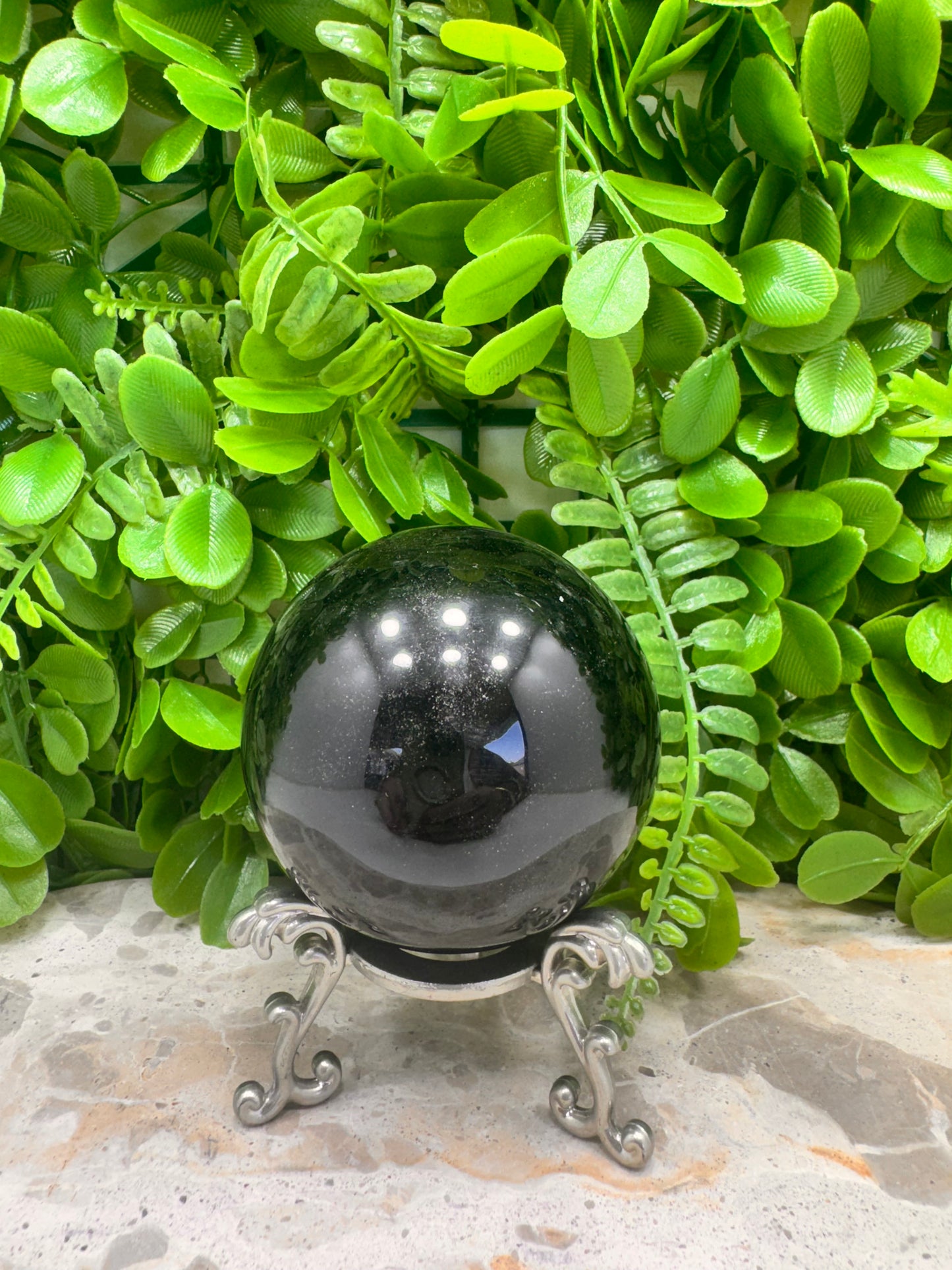 Obsidian Sphere 442g