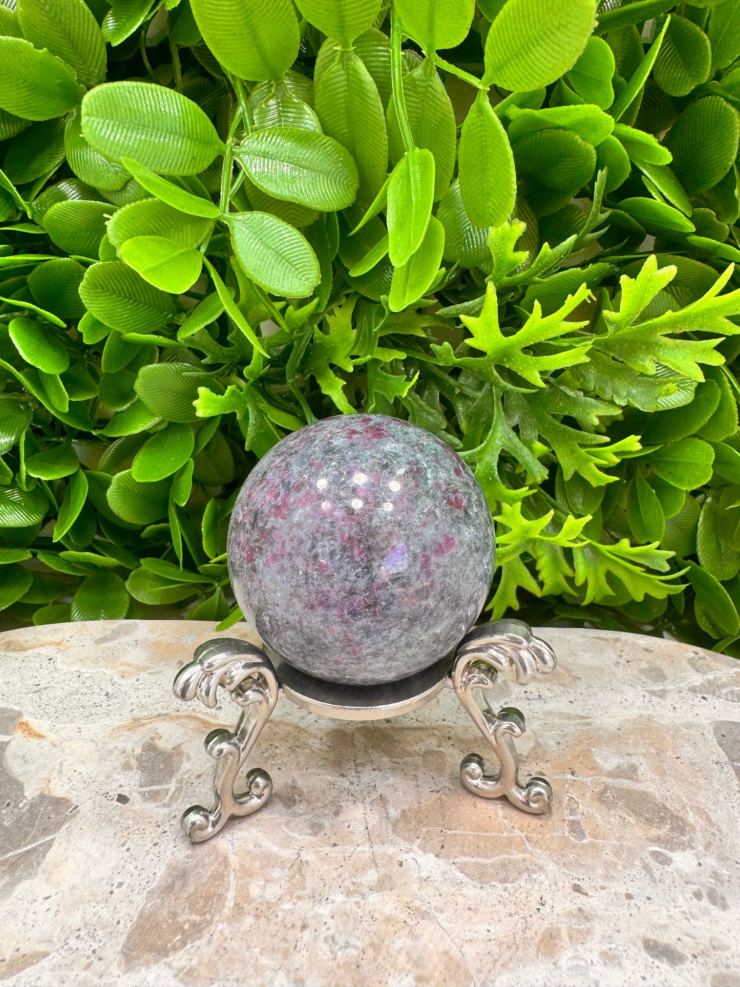Ruby in Kyanite Sphere 258g