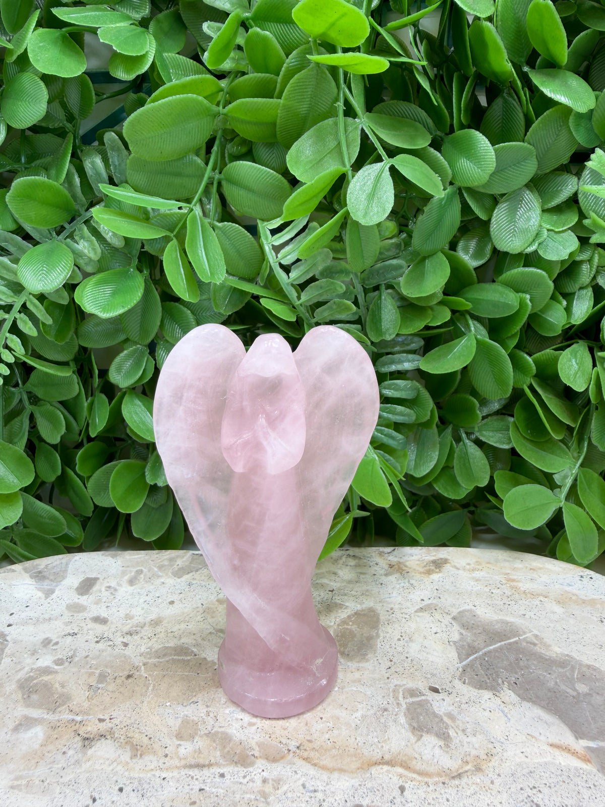 Rose Quartz Angel 112g | Love • Compassion • Healing