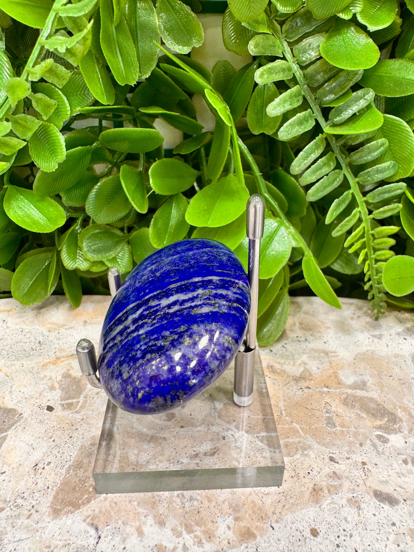 Lapis Lazuli Palm Stone 94g