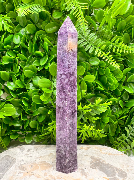 Lepidolite/ Purple Mica Tower 658g