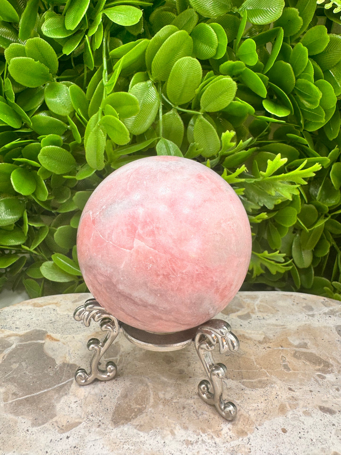 Pink Opal Sphere 522g