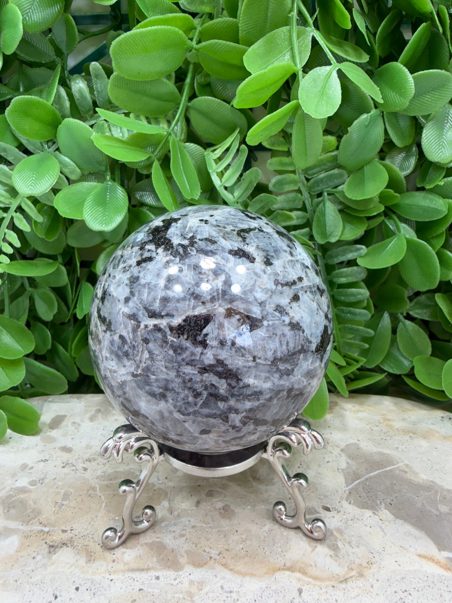 Larvikite Sphere 590g
