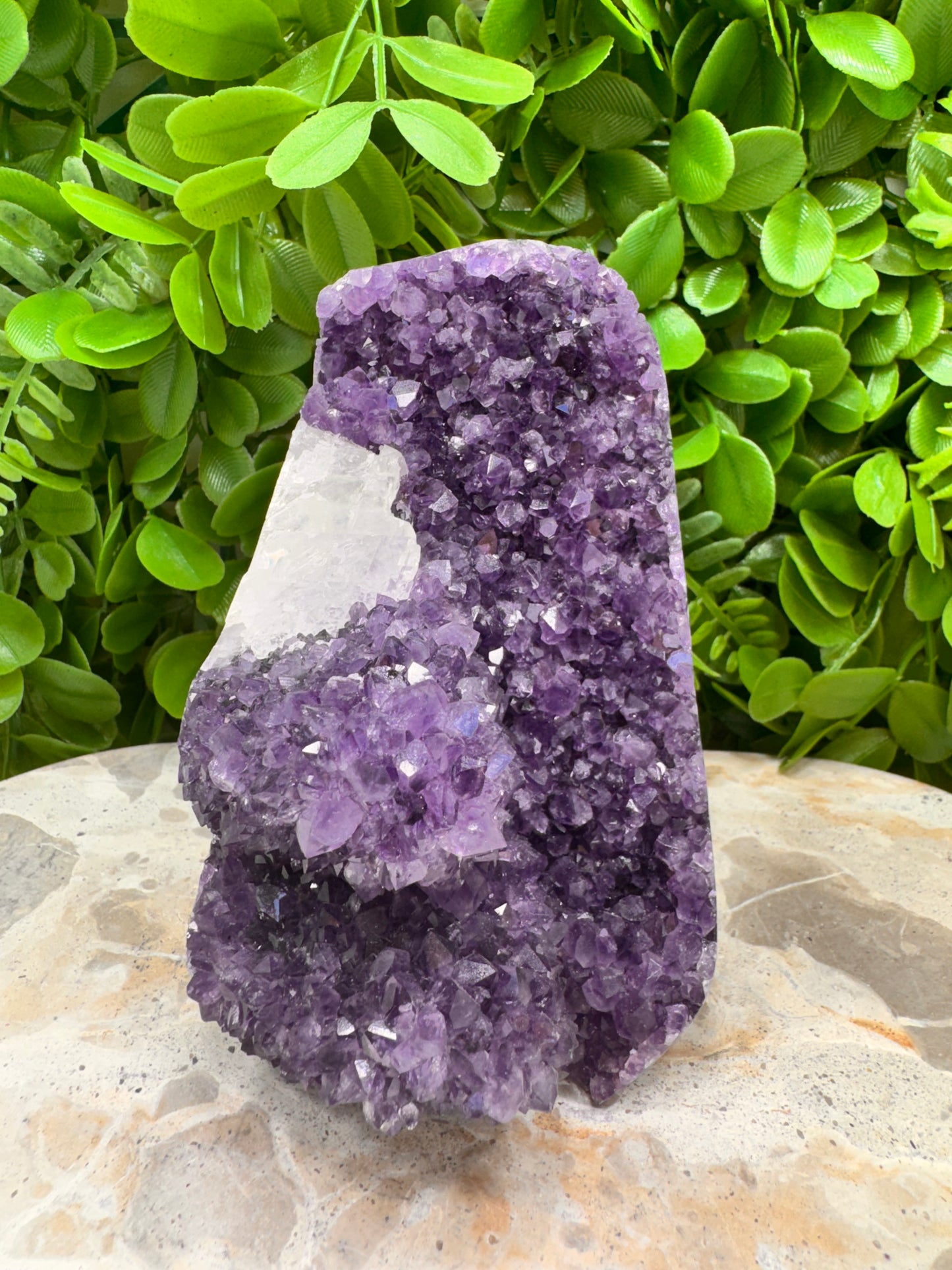 Amethyst Freeform with Calcite 952g