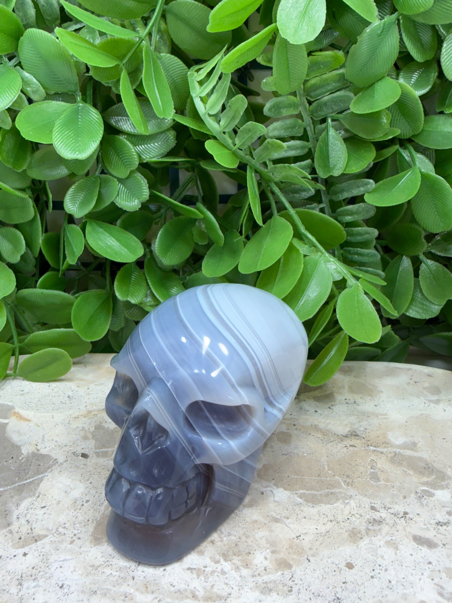 Agate Skull 288g