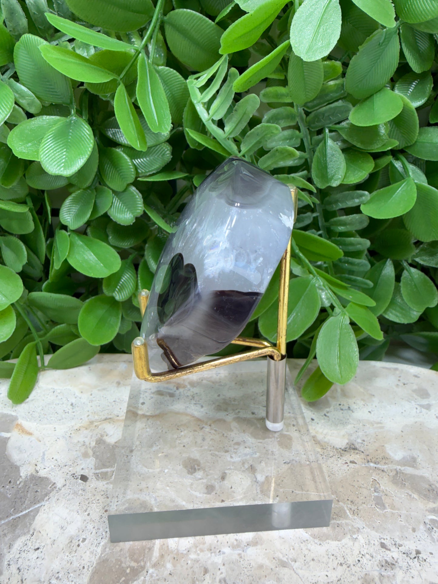 Volcanic Agate Heart 168g