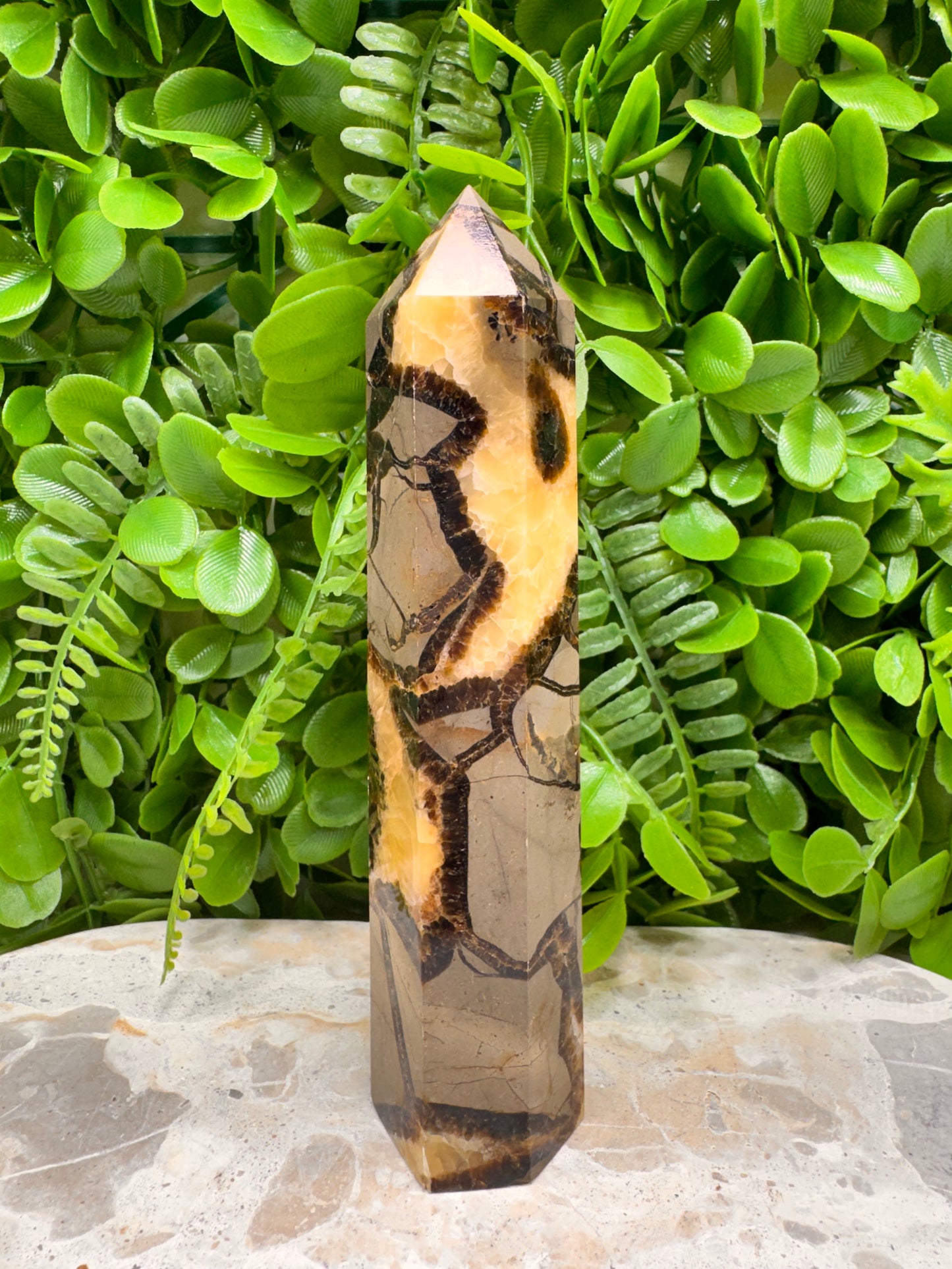 Septarian Dragon Stone Tower 343g