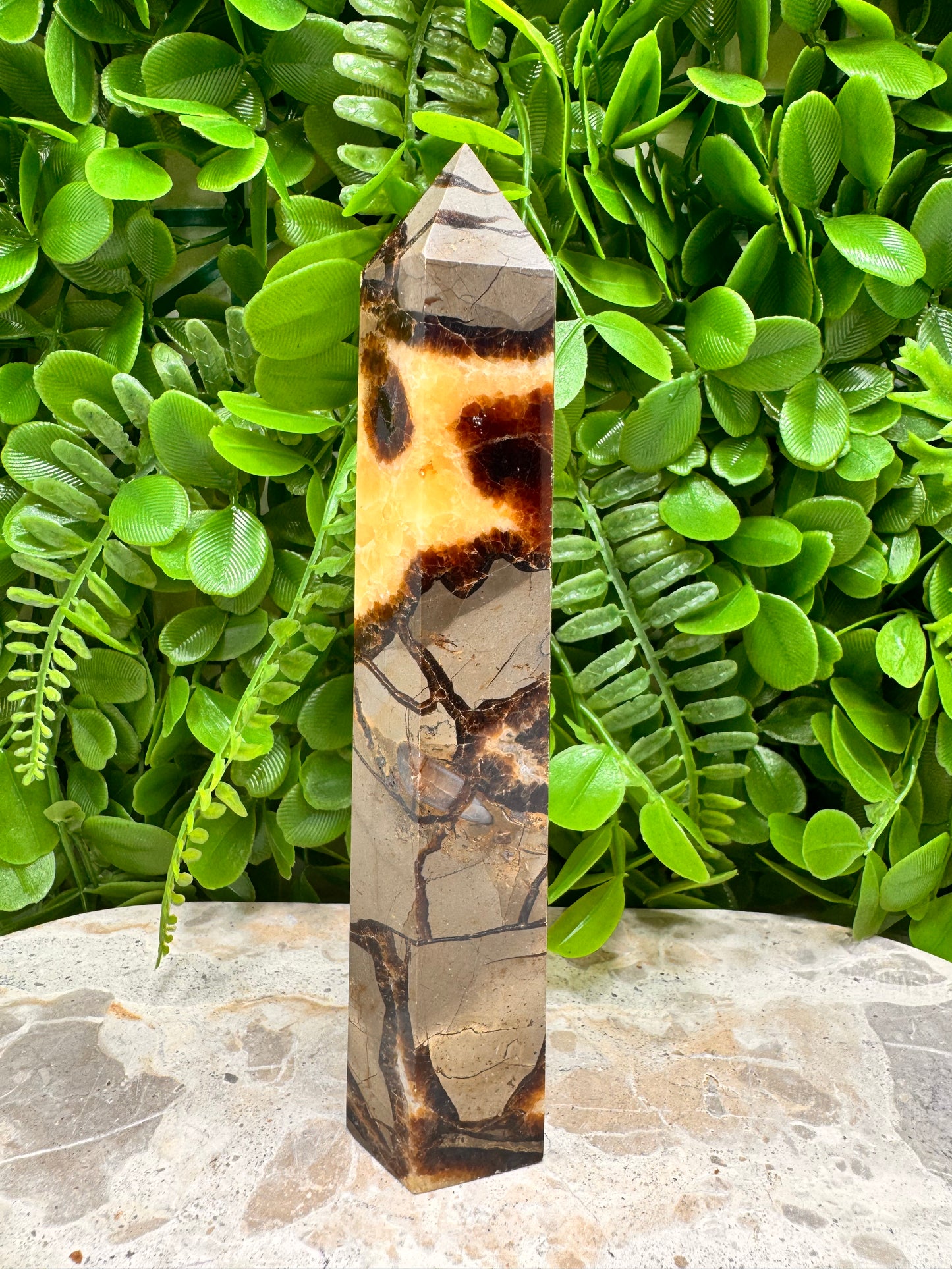 Septarian Dragon Stone Tower 343g
