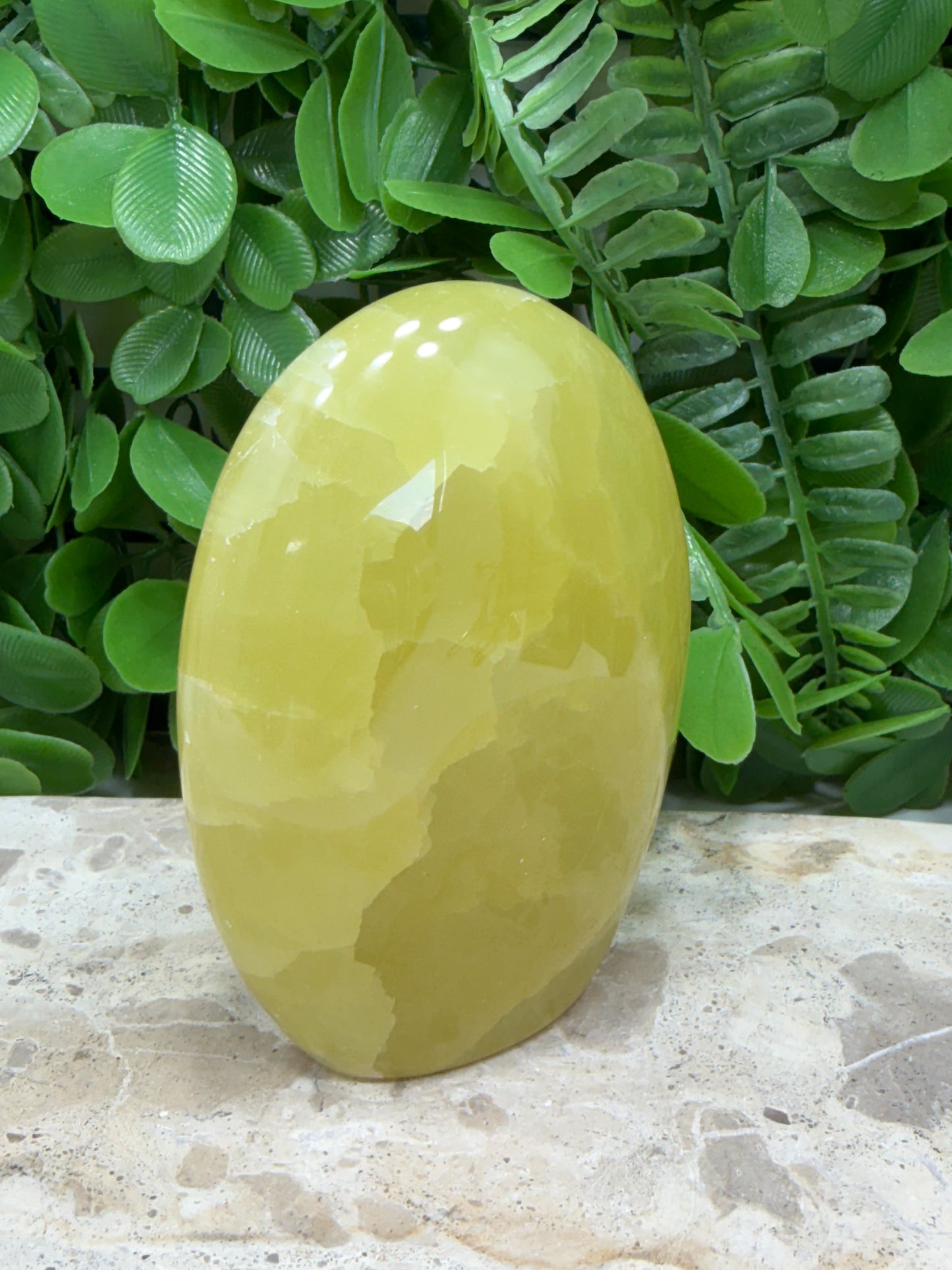 Standing Lemon Calcite Freeform 352g
