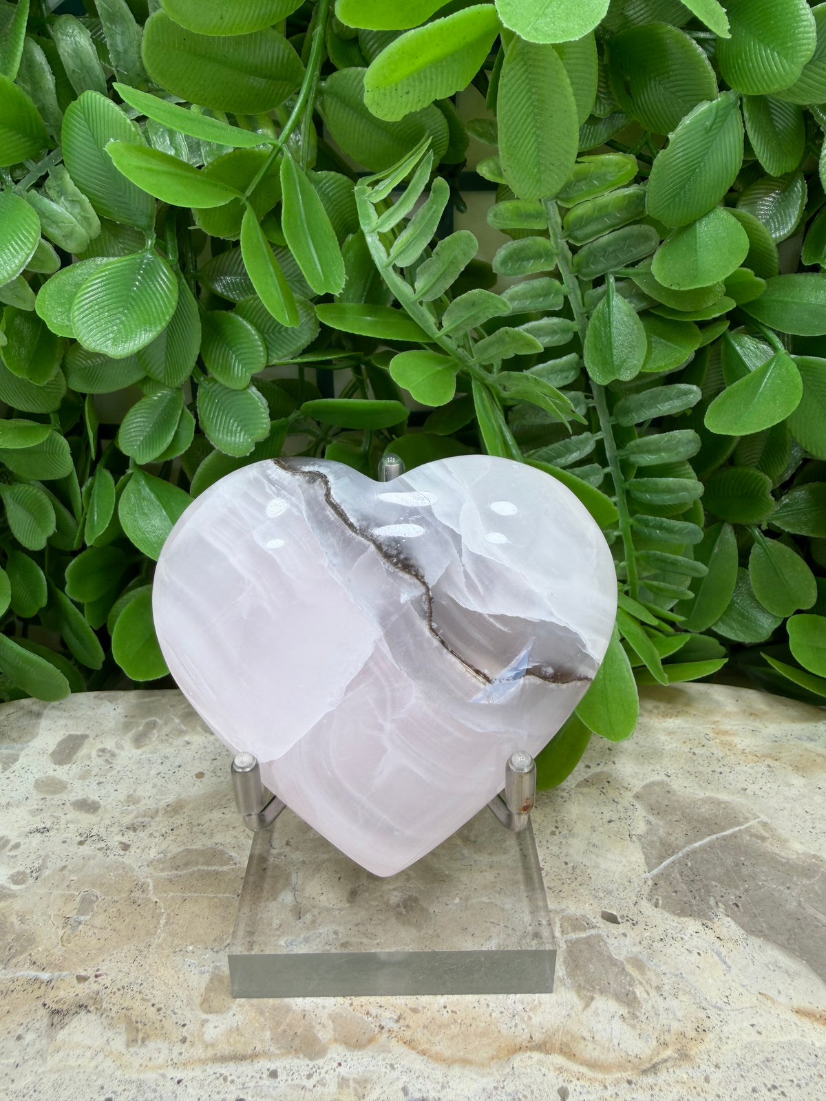 Smokey Pink Mangano UV Heart 156g