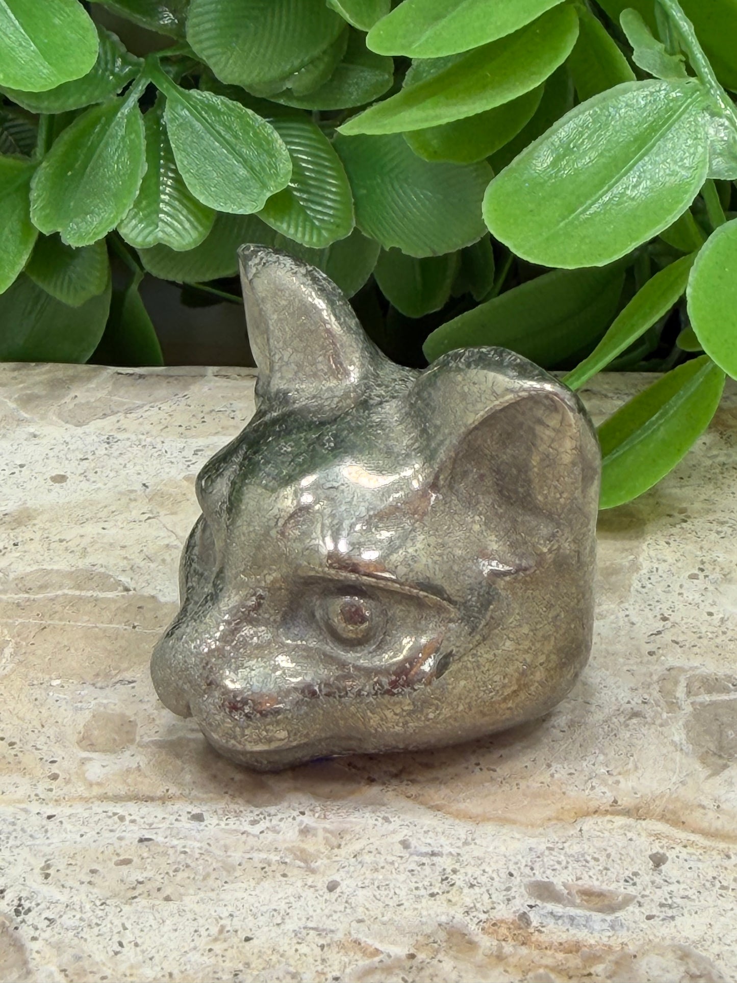Pyrite Pussy Cat Head 148g