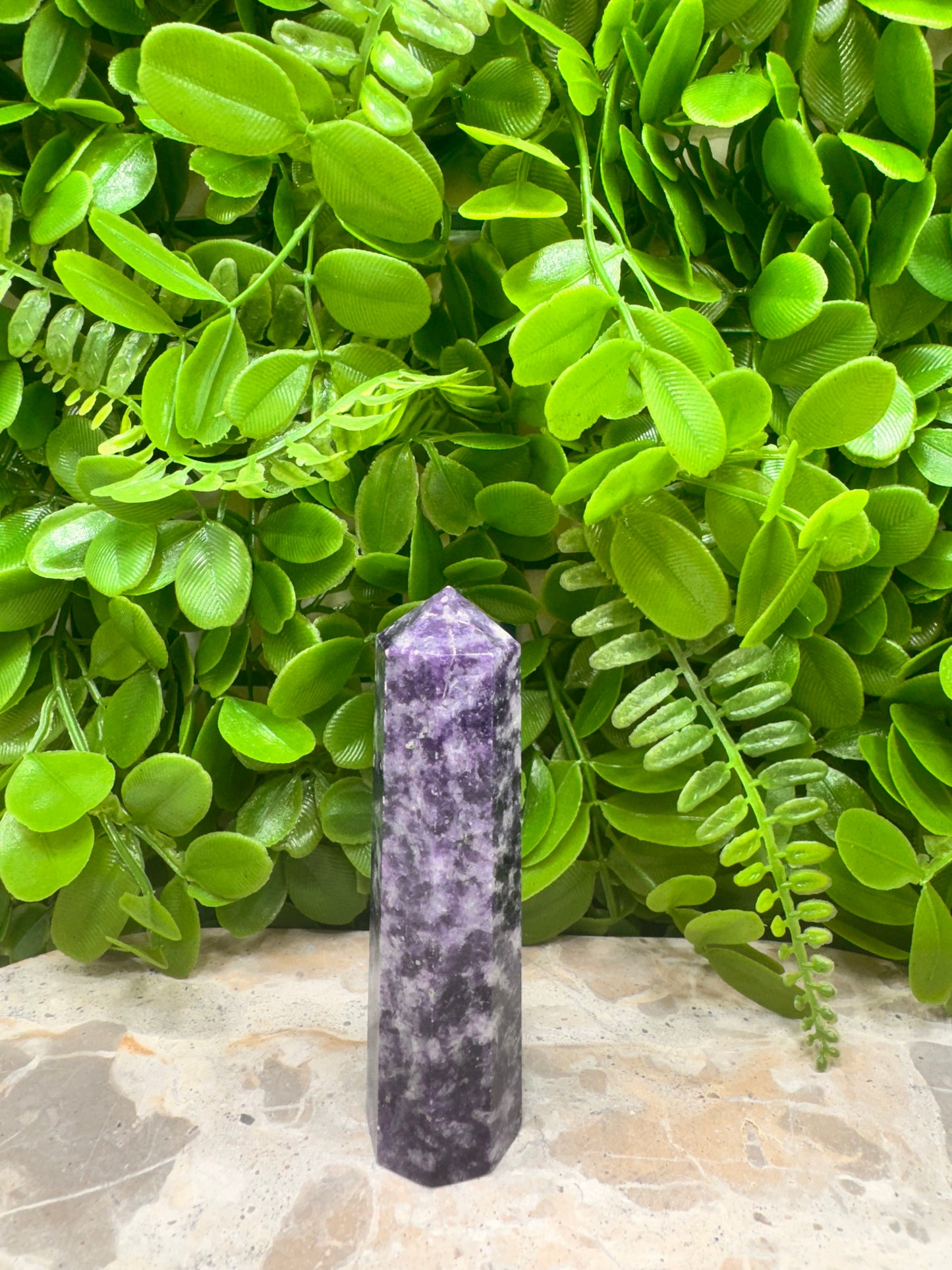 lepidolite Point 126g