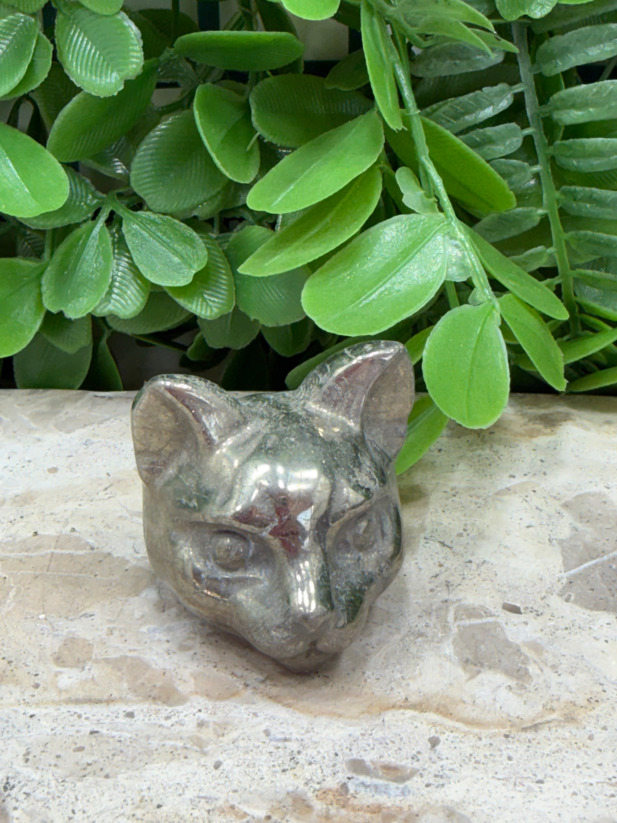 Pyrite Pussy Cat Head 146g