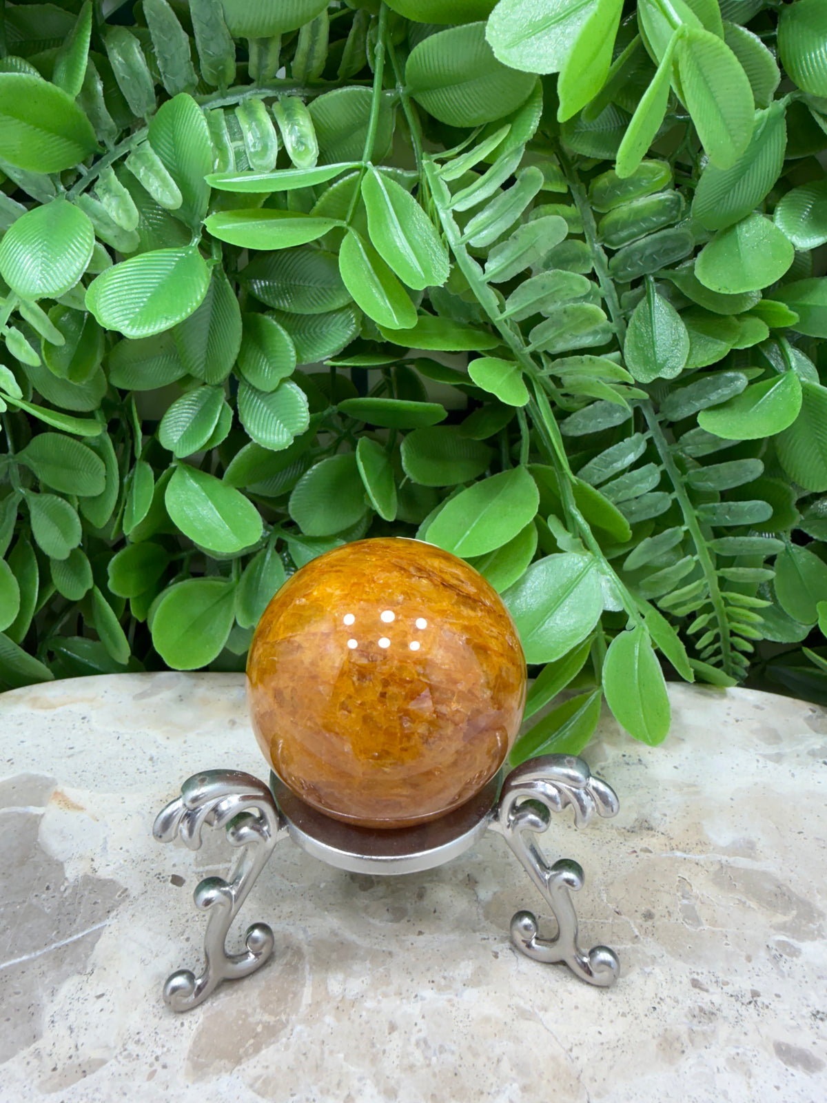 Golden Healer Sphere | Healing • Positivity • Harmony