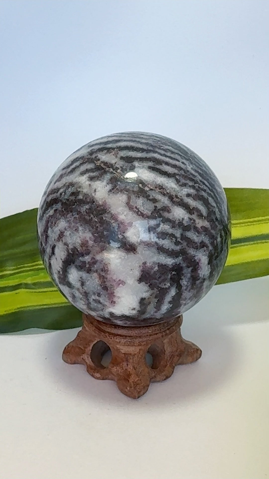 Zebra Jasper Sphere 514g