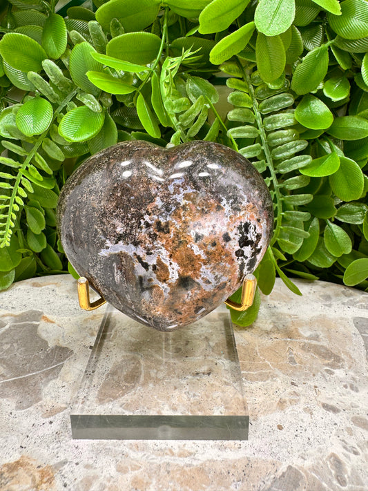 Ocean Jasper Heart 250g